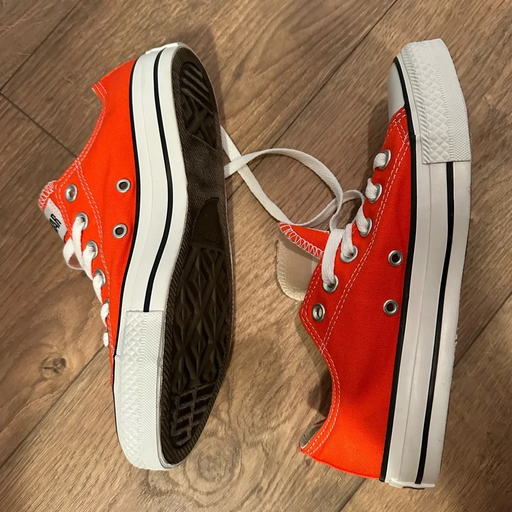 Converse All Star Low Top Sneakers - Orange women 7, men 5